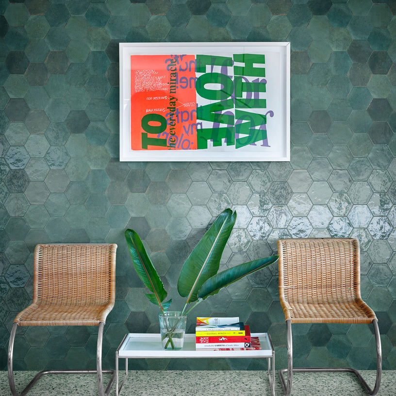 Dwell Emerald Hex Tile