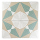 Rosetta Green Patterned Tile