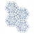 Seville Persian Blue Hexagon Tile