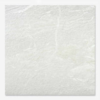 Melrose Pearl 60 x 60 cm - Light Grey Stone Effect Floor Tiles for Kitchens & Living Rooms - Matt Porcelain