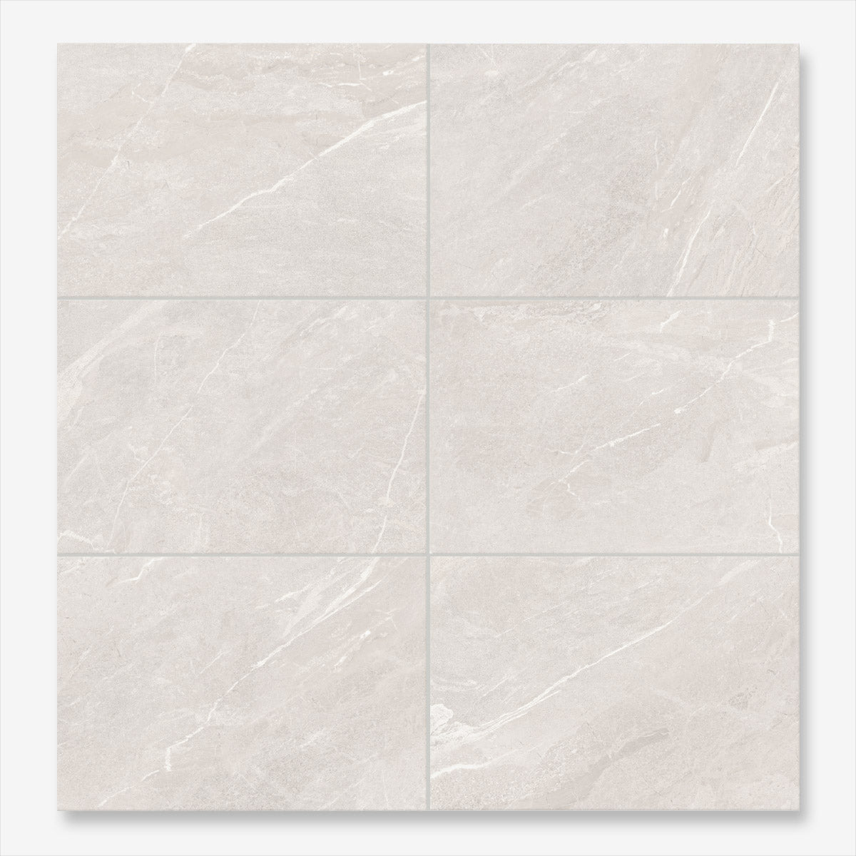 Melrose Pearl 60 x 90 cm - XL Grey Outdoor Porcelain Paving Tiles for Patios & Gardens - 20mm