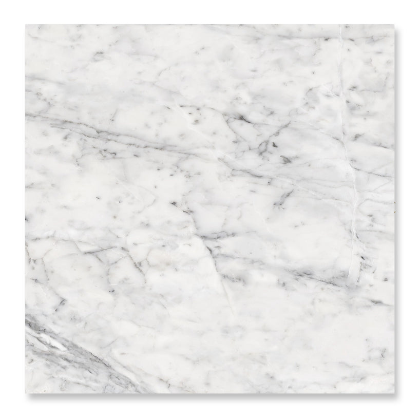 Majestic Carrara - Luxury White Marble Wall & Floor Tiles - 30 x 60 cm for Bathrooms & Kitchens, Porcelain