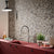 Arlo Dark - Black Terrazzo Porcelain Floor & Wall Tiles for Bathrooms & Kitchens - 20 x 20 cm