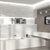 Atrium Grey - Marble Effect Subway Wall Tiles - 7.5 x 30 cm for Bathrooms & Kitchens, Ceramic