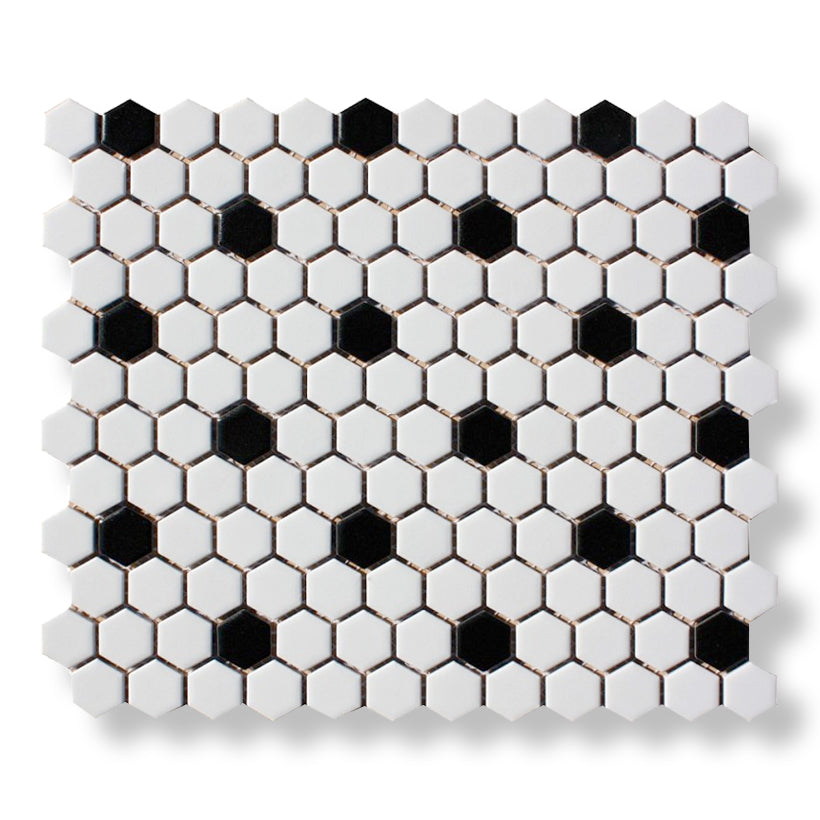 Microhex Mix Mosaic Tile