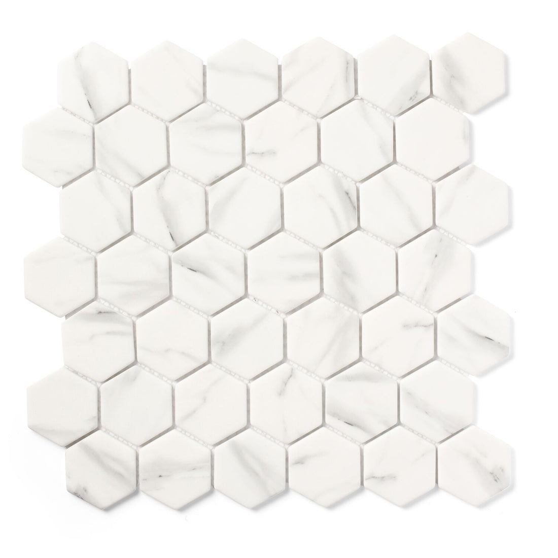 Hamptons Hex Mosaic Tile Porcelain Superstore