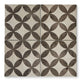 Cotto Astro - Geometric Encaustic Grey Tiles for Kitchens, Bathrooms & Hallways - 20 x 20 cm - Matt Porcelain