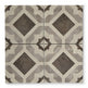 Cotto Geo - Geometric Encaustic Grey Tiles for Kitchens, Bathrooms & Hallways - 20 x 20 cm - Matt Porcelain