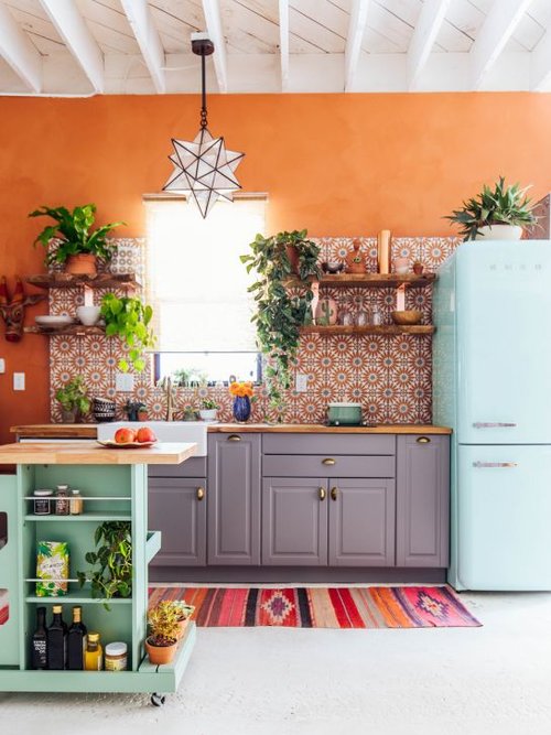 Get the Look - Warm Coloured Kitchens