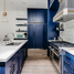 Blue Kitchens With Tiles