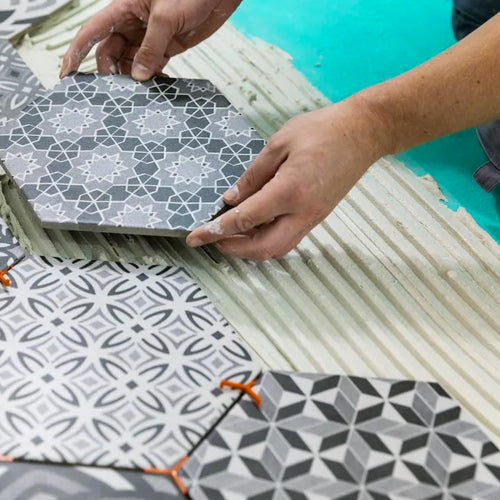 How to tile onto vinyl floors