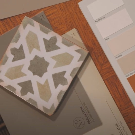 Matching Tiles and Paint Colours