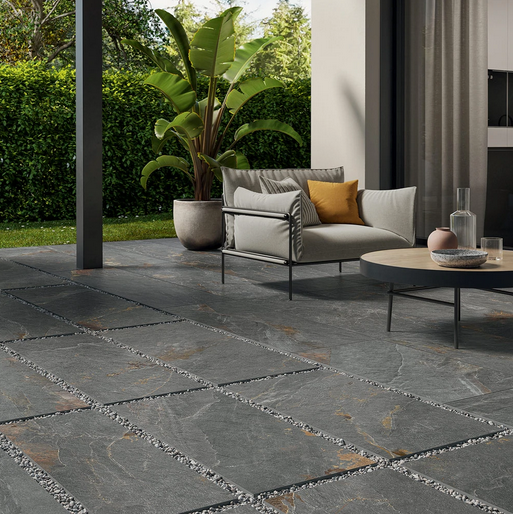 External tiles for an outdoor oasis