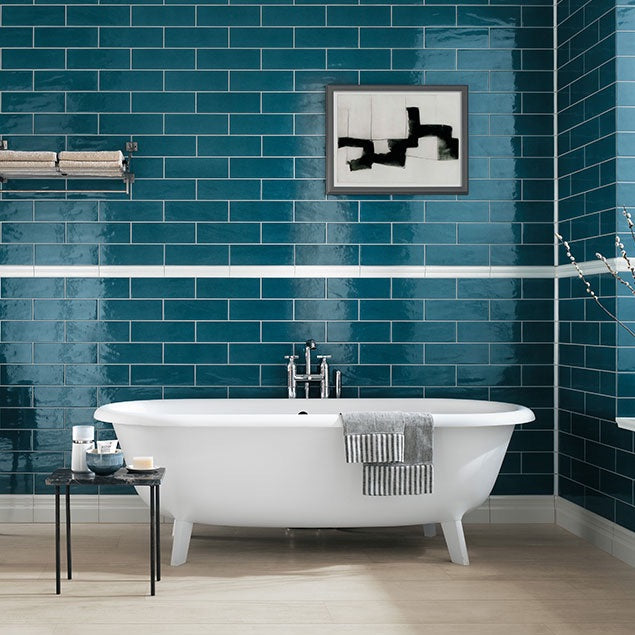 Teal Tiles Bathroom