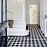 victorian black and white tiles