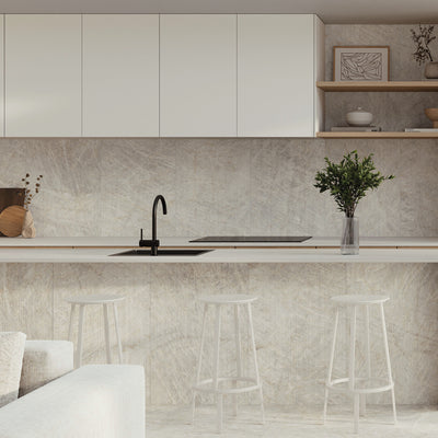 Adele Pearl Fluted Tile