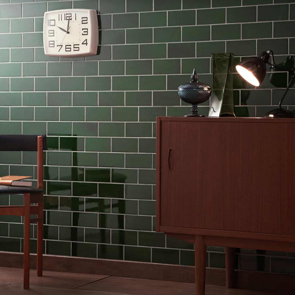 Albert's Racing Green Wall Tile