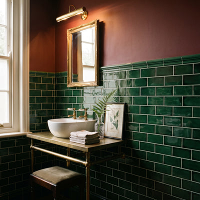 Albert's Racing Green Wall Tile