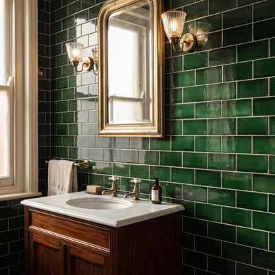 Albert's Racing Green Wall Tile