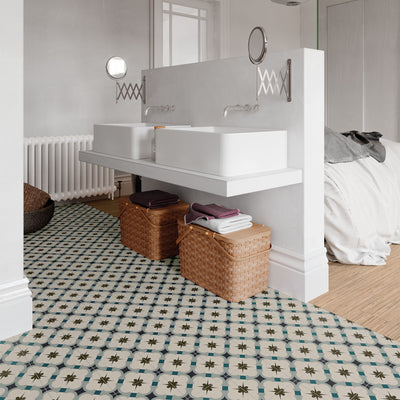 Amara Azul Patterned Tile