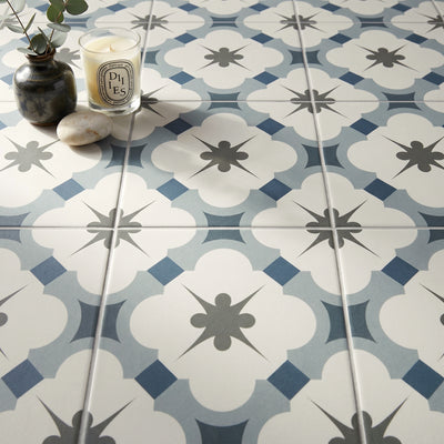 Amara Azul Patterned Tile