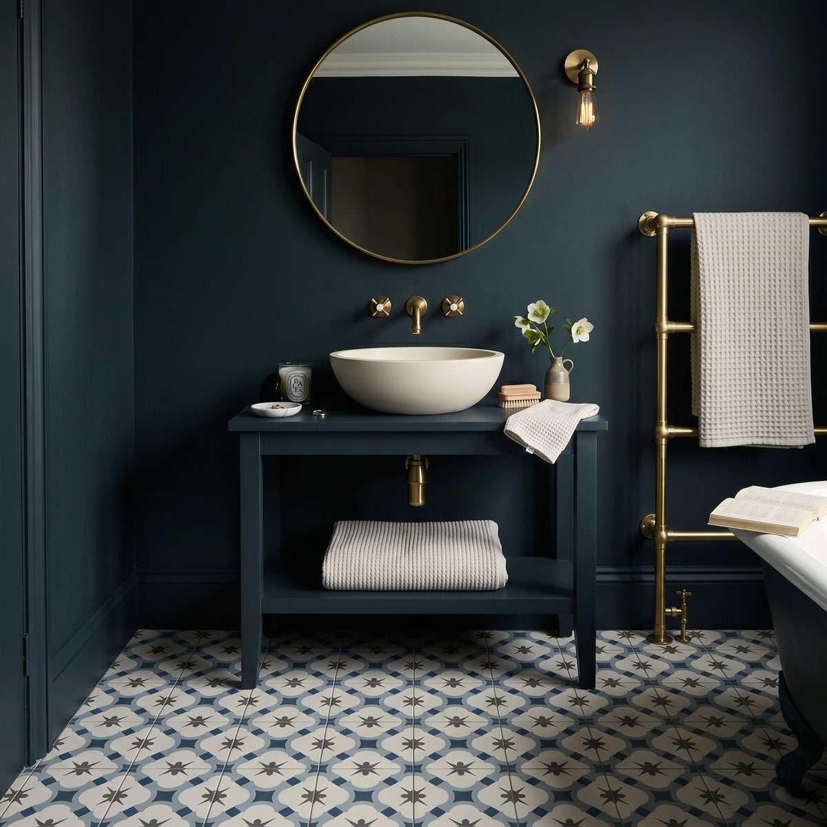 Amara Azul Patterned Tile