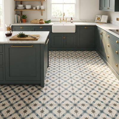 Amara Azul Patterned Tile