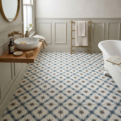 Amara Azul Patterned Tile