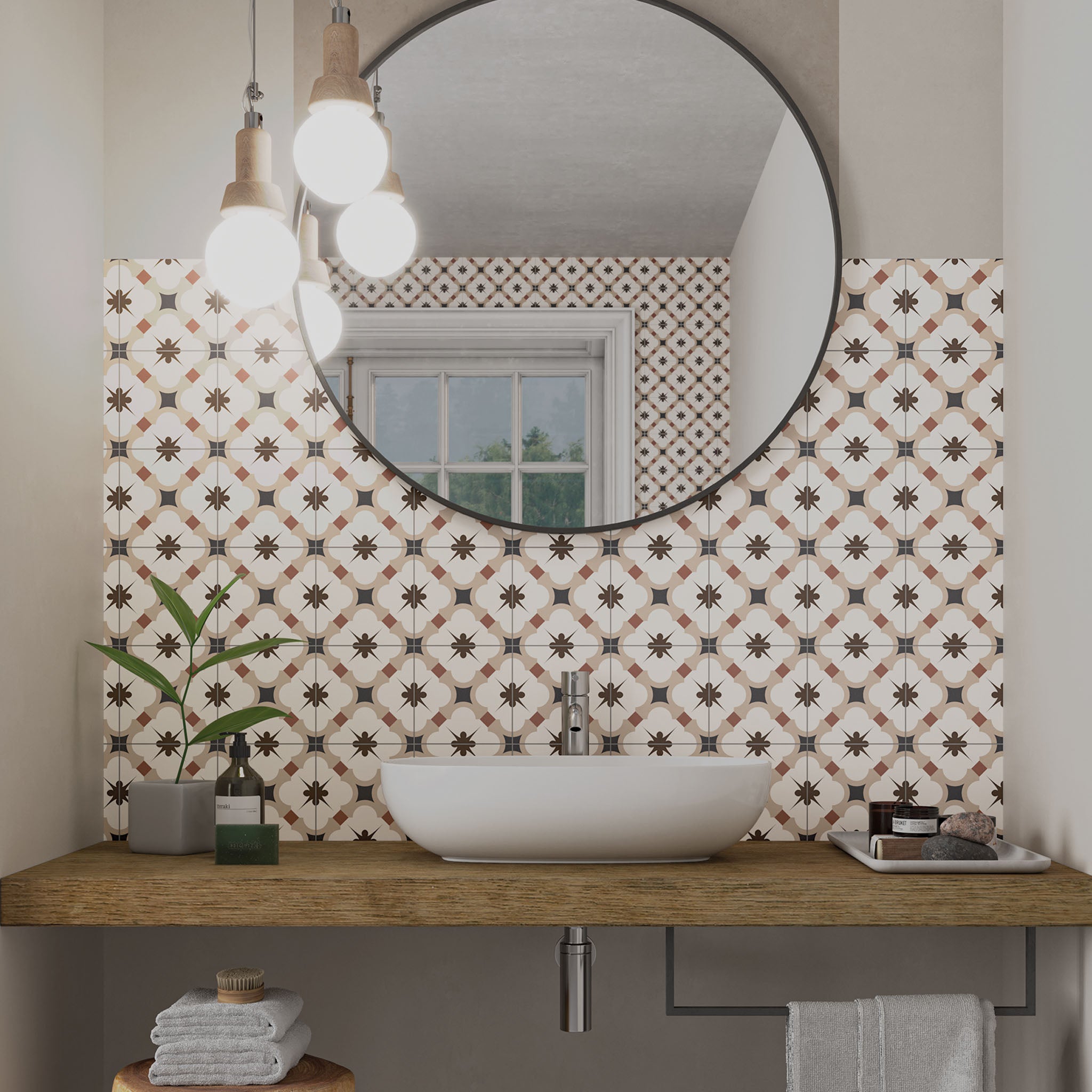 Amara Warm Patterned Tile