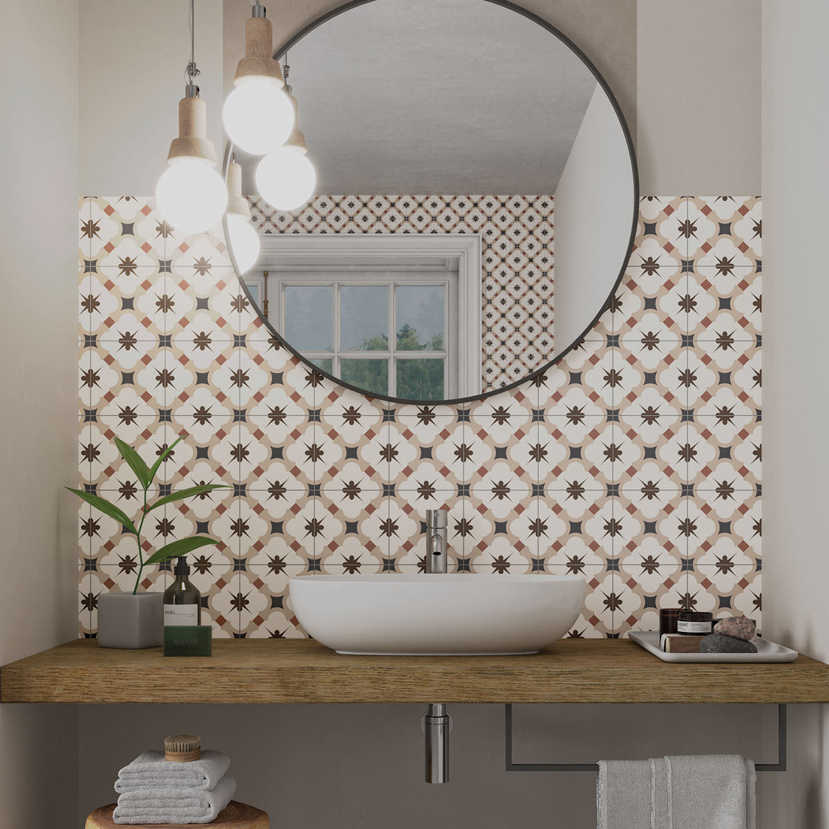 Amara Warm Patterned Tile