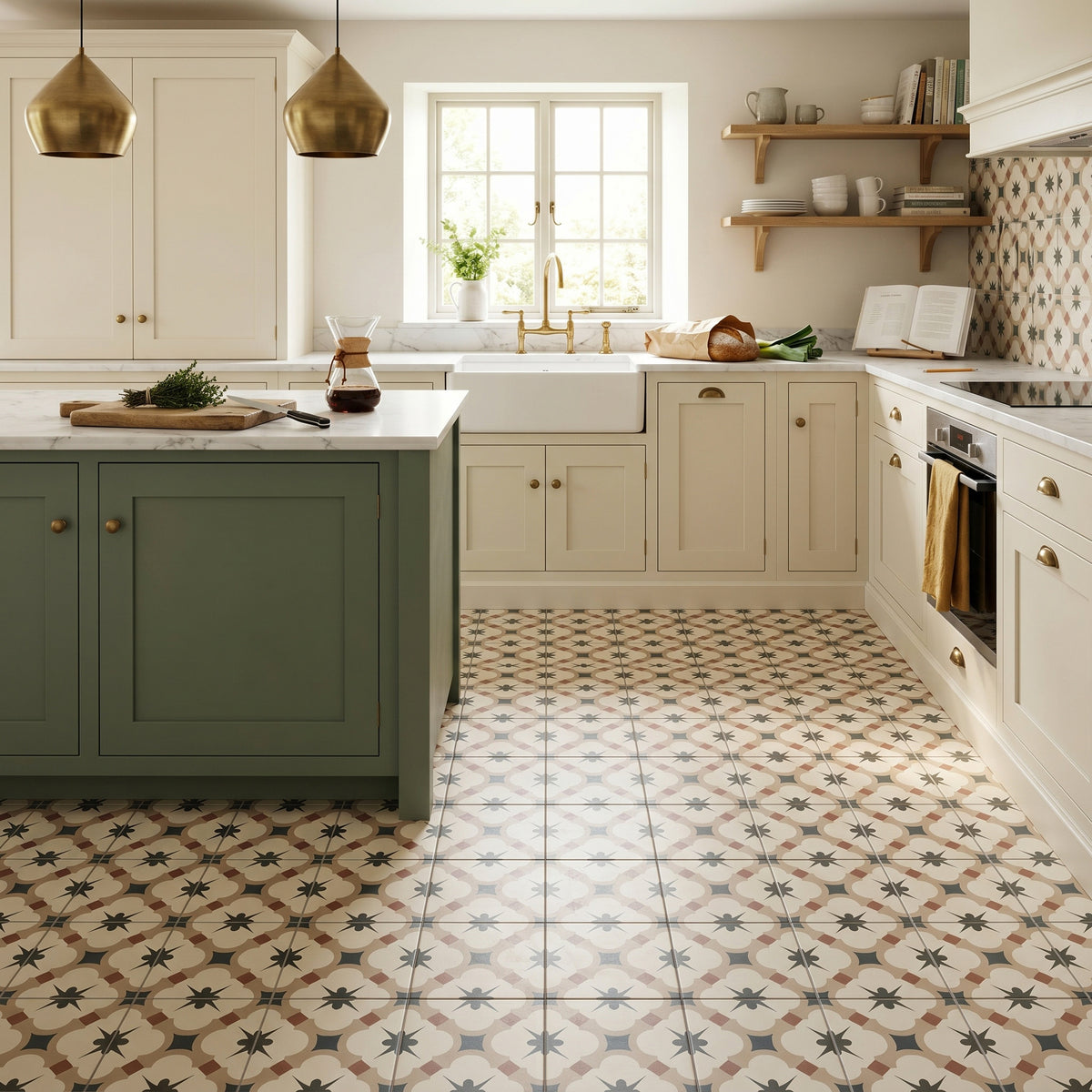 Amara Warm Patterned Tile