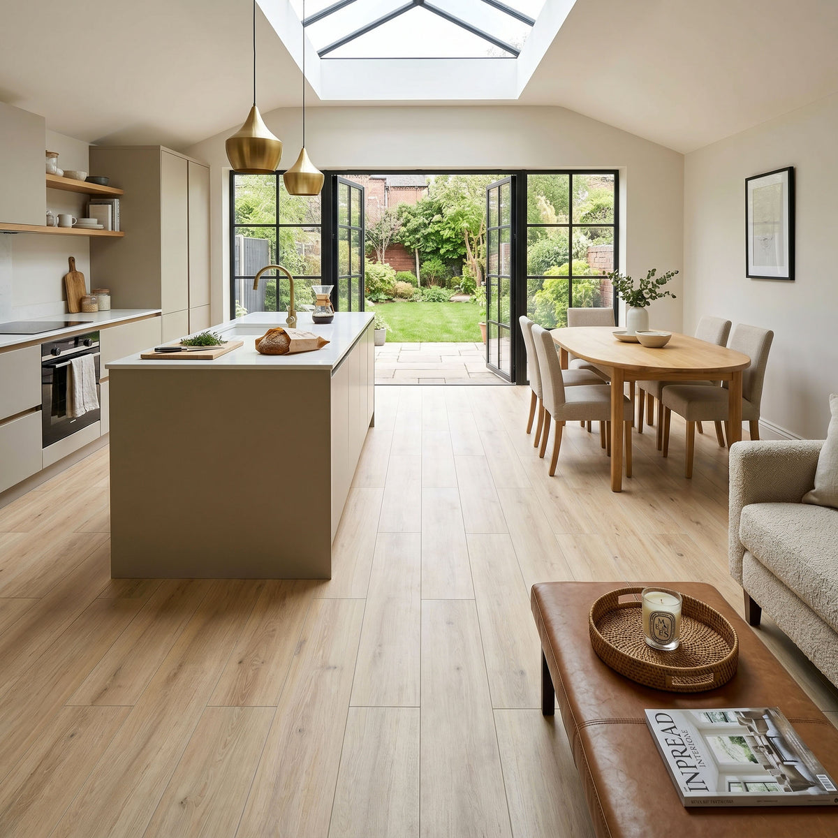 Arden Pale Wood Effect Tile