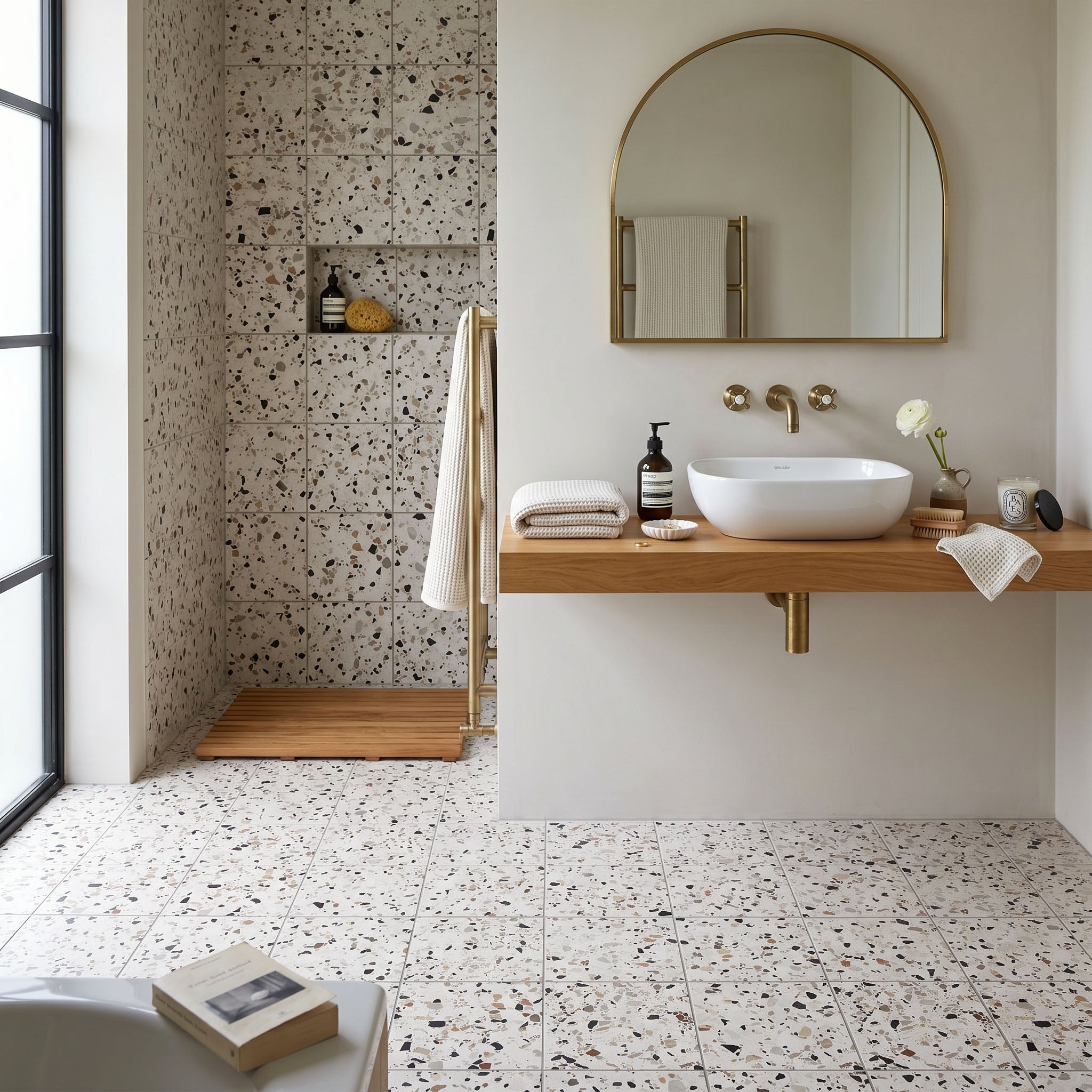 Arlo Light Terrazzo Tile