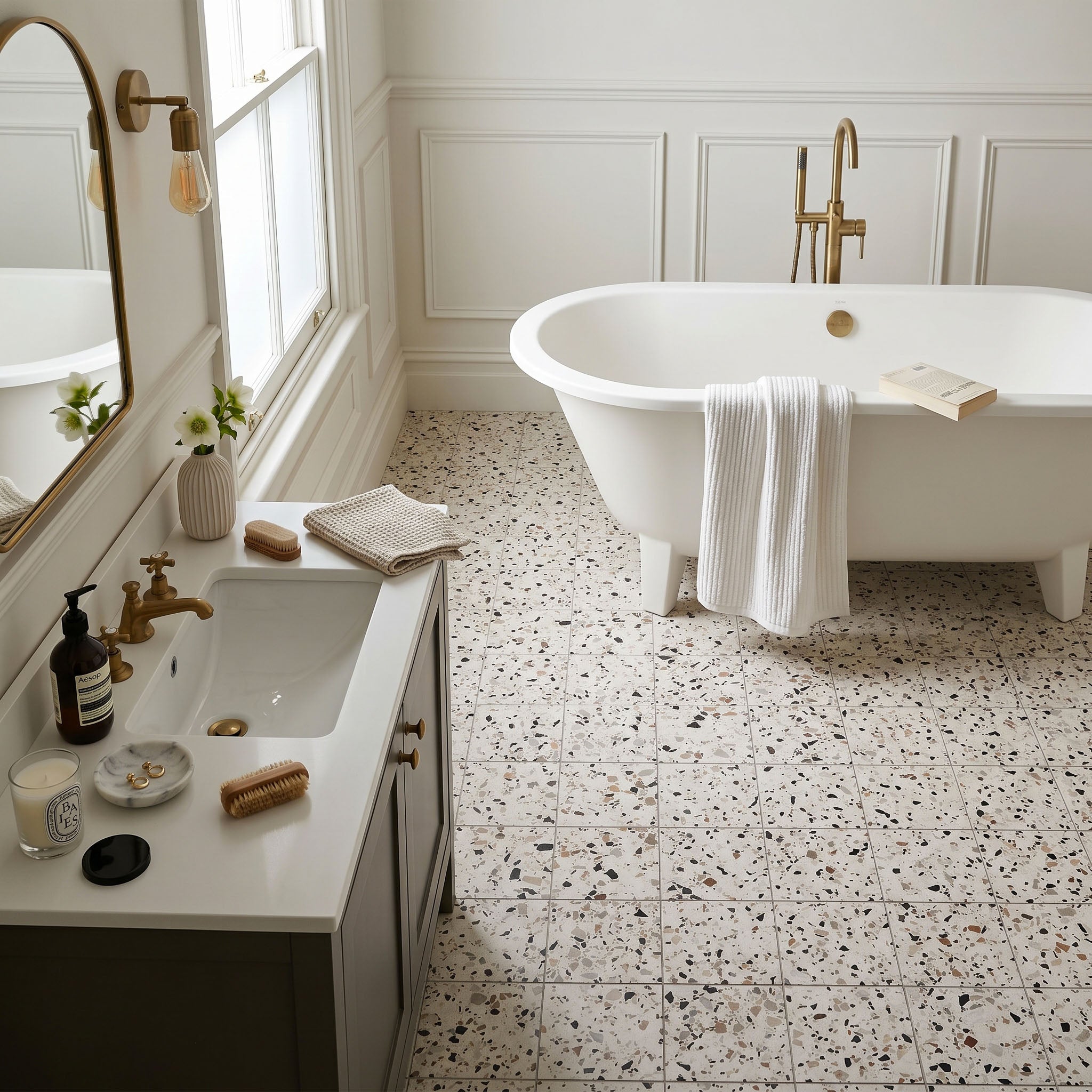 Arlo Light Terrazzo Tile