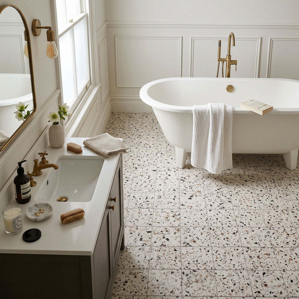 Arlo Light Terrazzo Tile