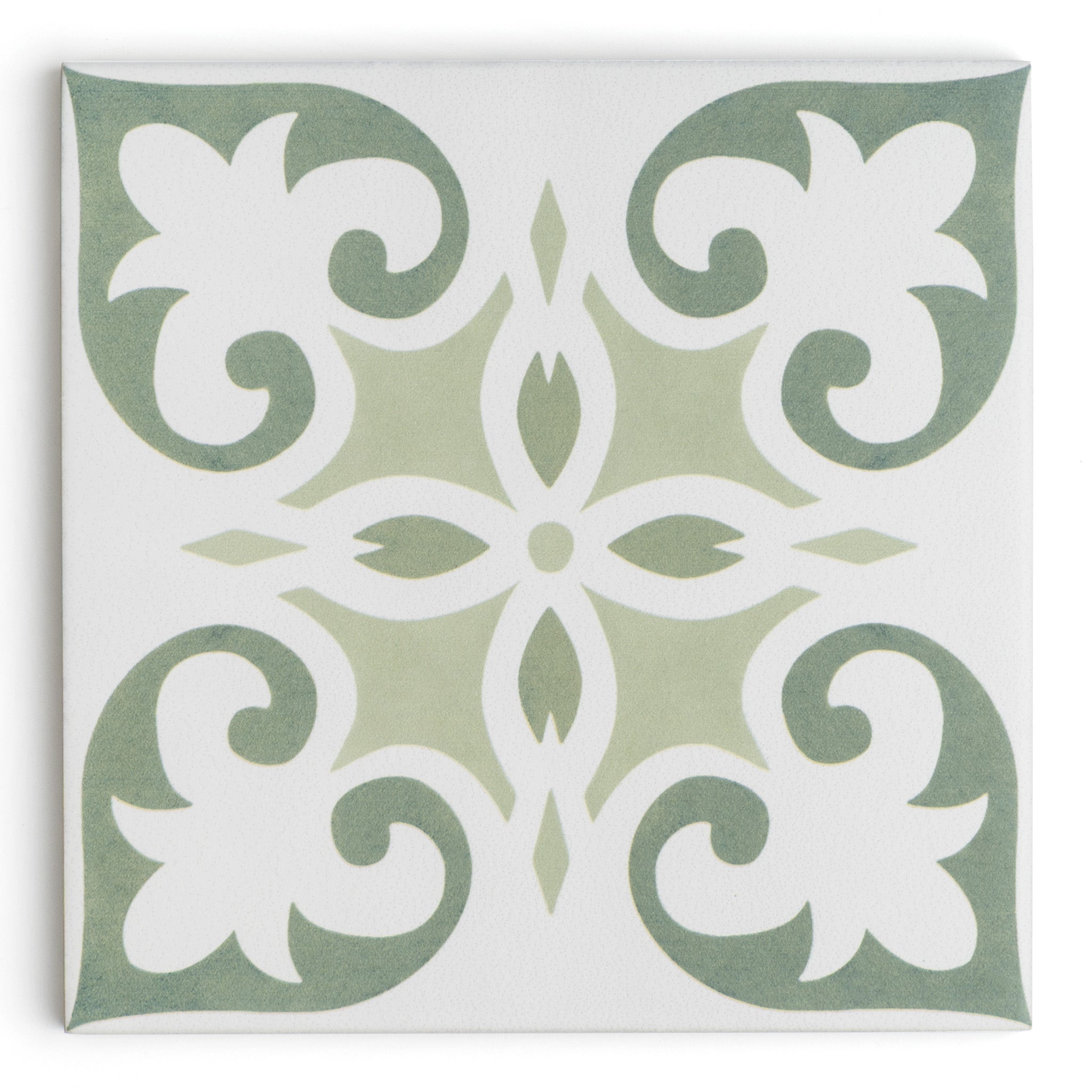 Artiste Verde Mix Patterned Tile