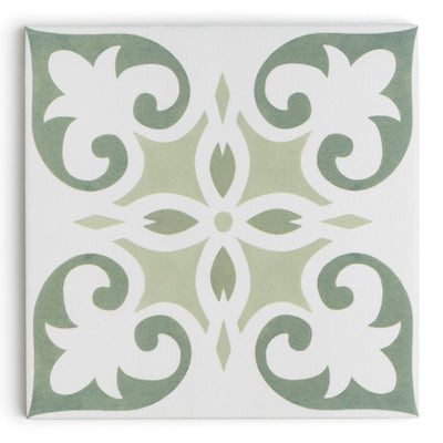 Artiste Verde Mix Patterned Tile