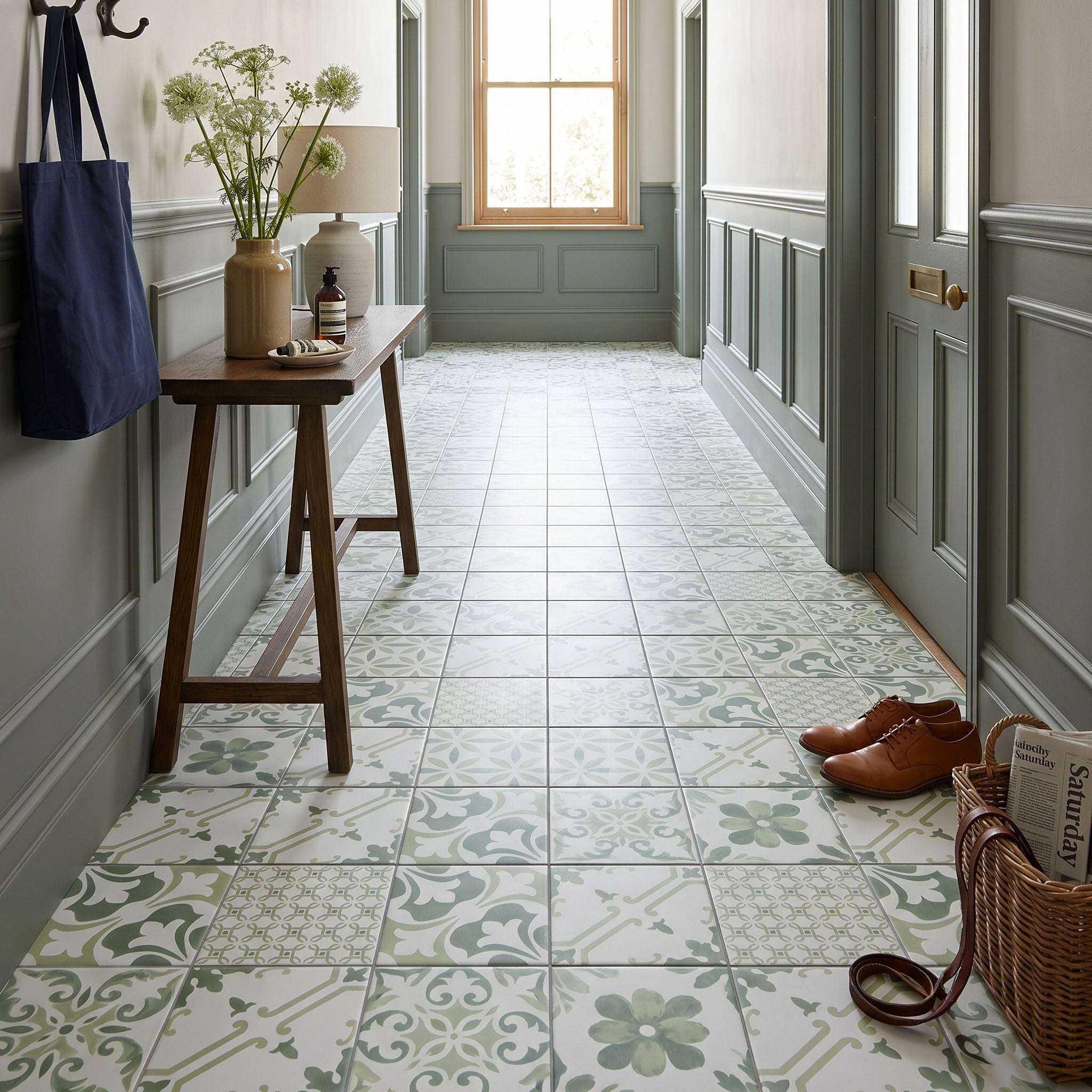 Artiste Verde Mix Patterned Tile