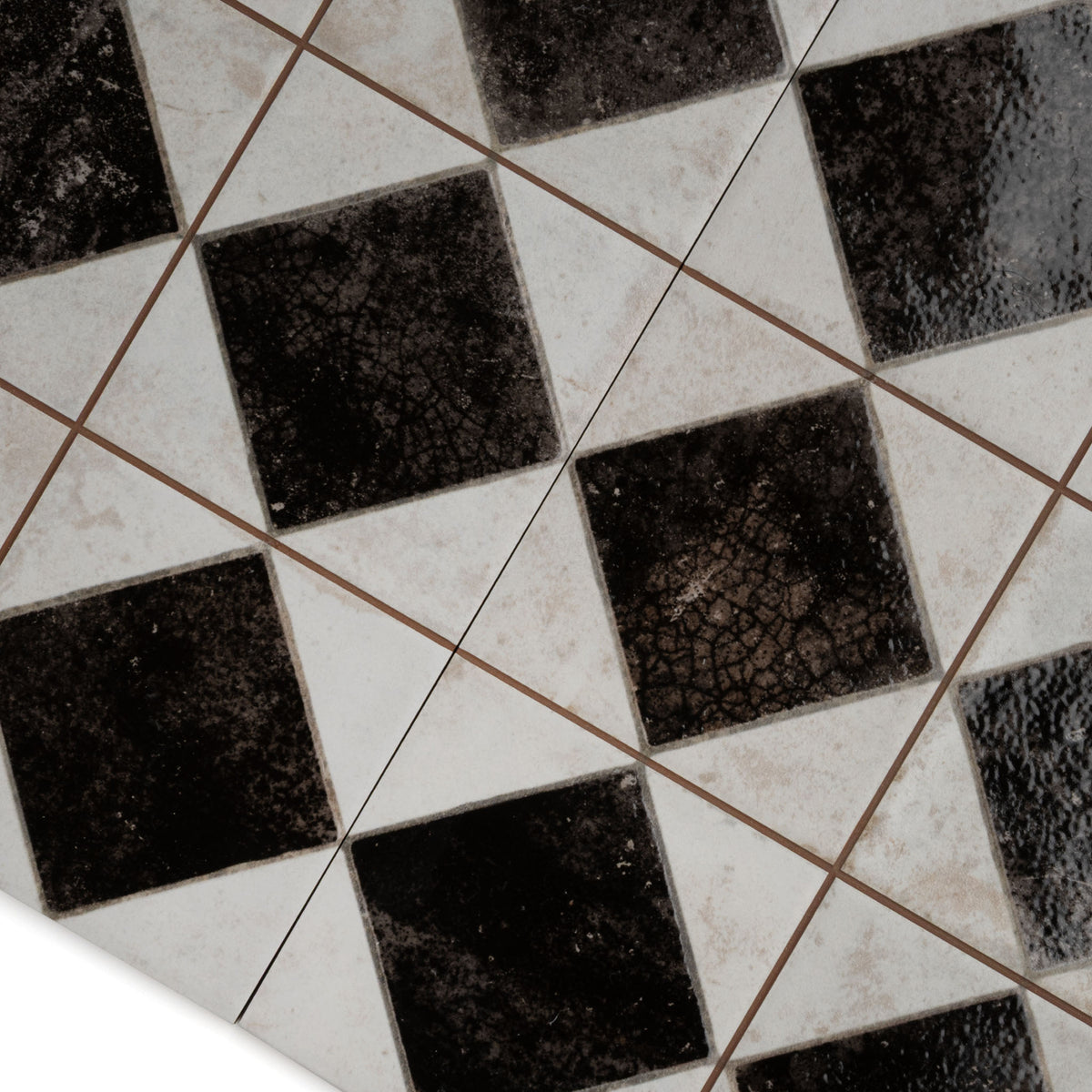 Auberge Black Patterned Tile