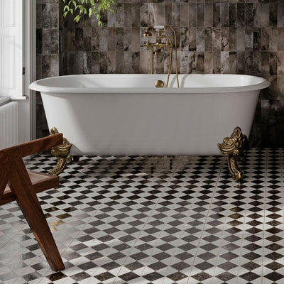 Auberge Black Patterned Tile