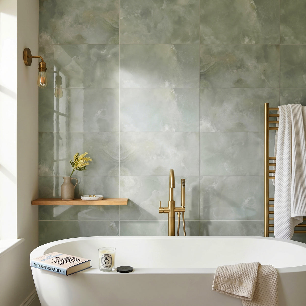 Aura Green Gloss Tile