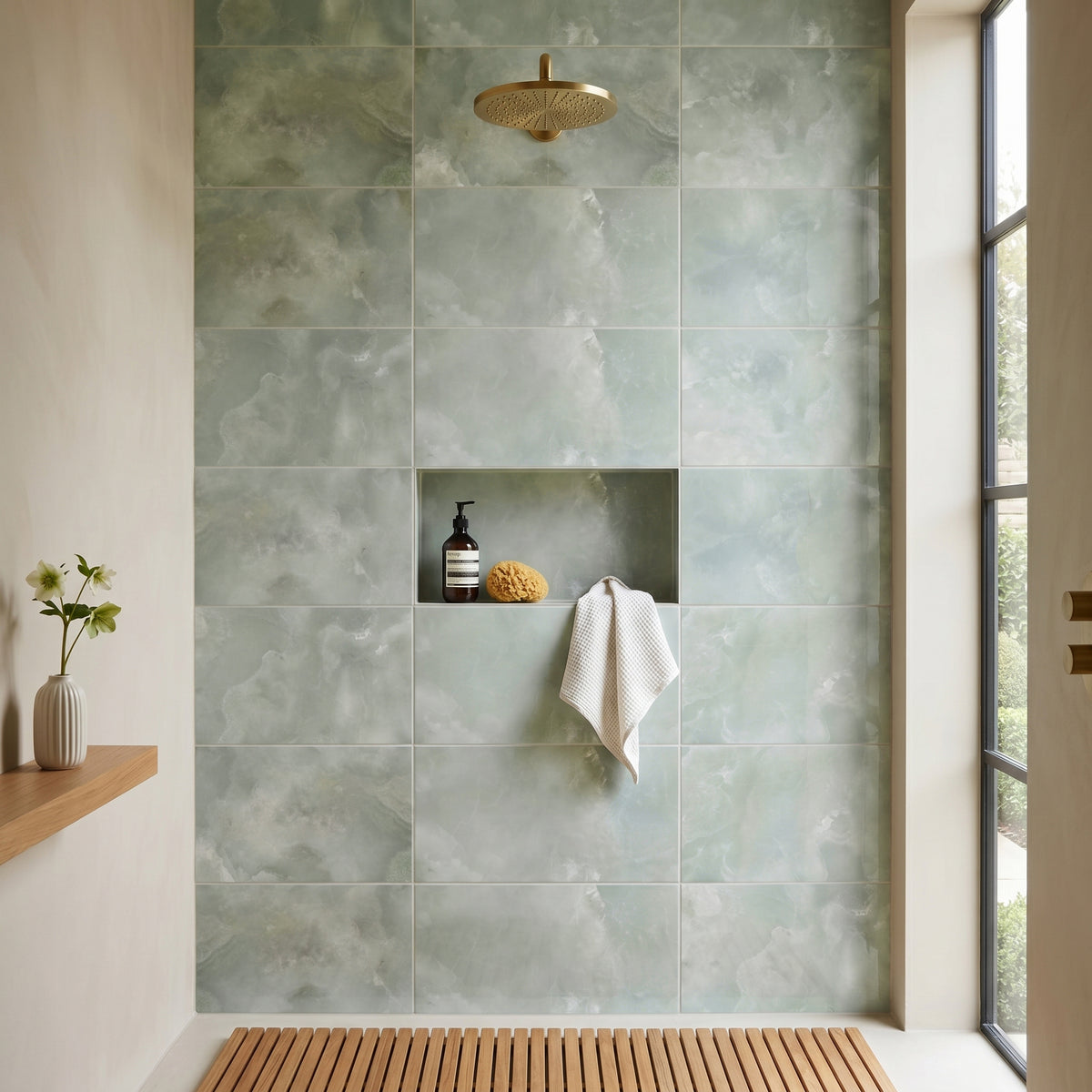 Aura Green Gloss Tile