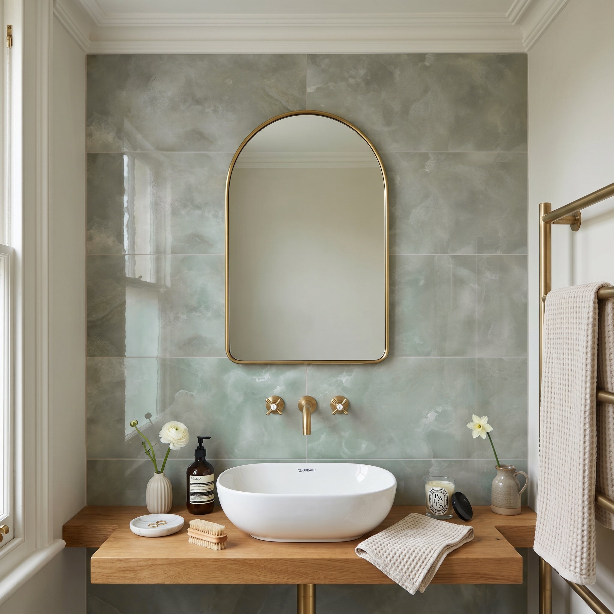Aura Green Gloss Tile