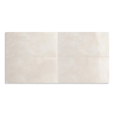 Aura Ivory Gloss Tile