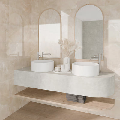 Aura Ivory Gloss Tile