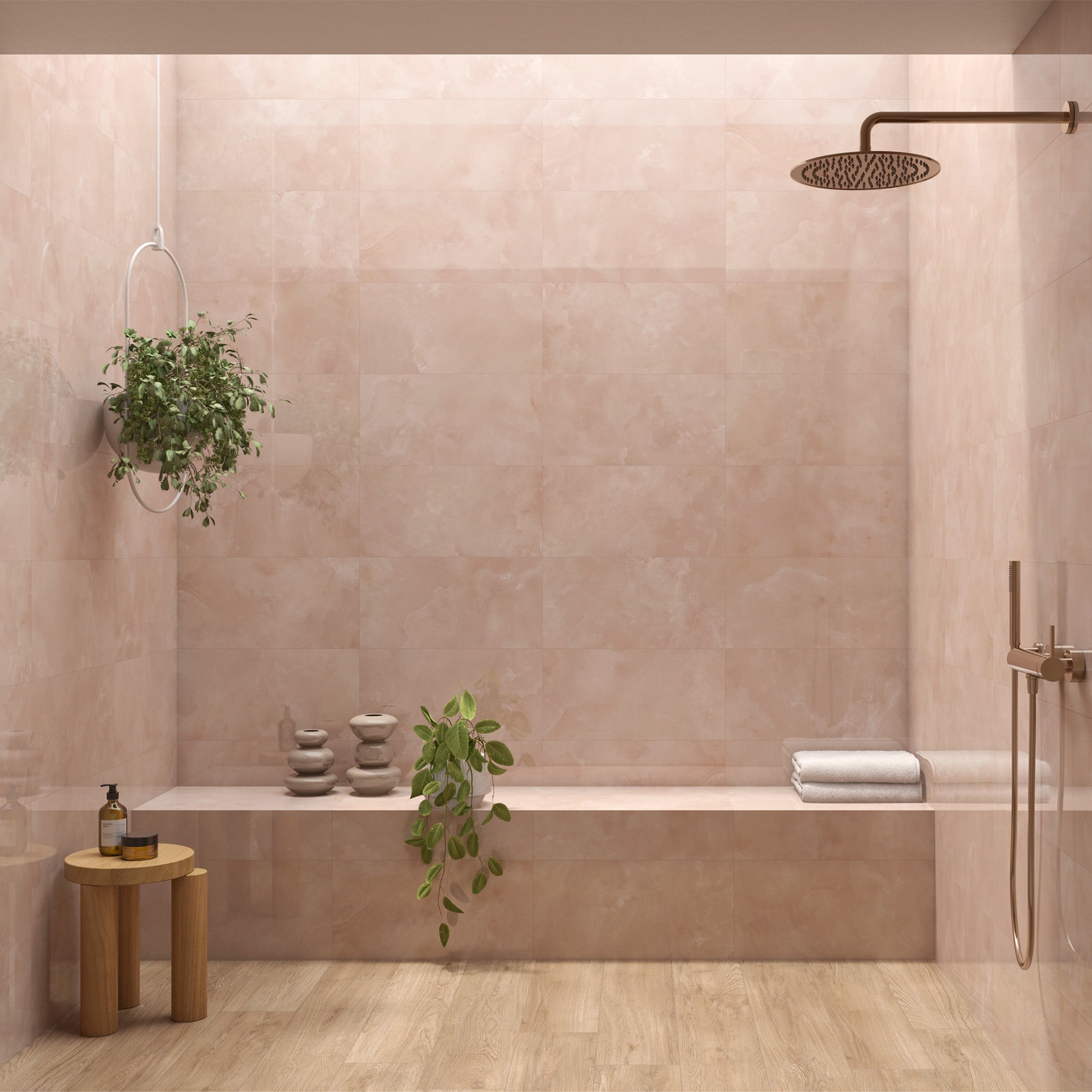 Aura Rose Gloss Tile