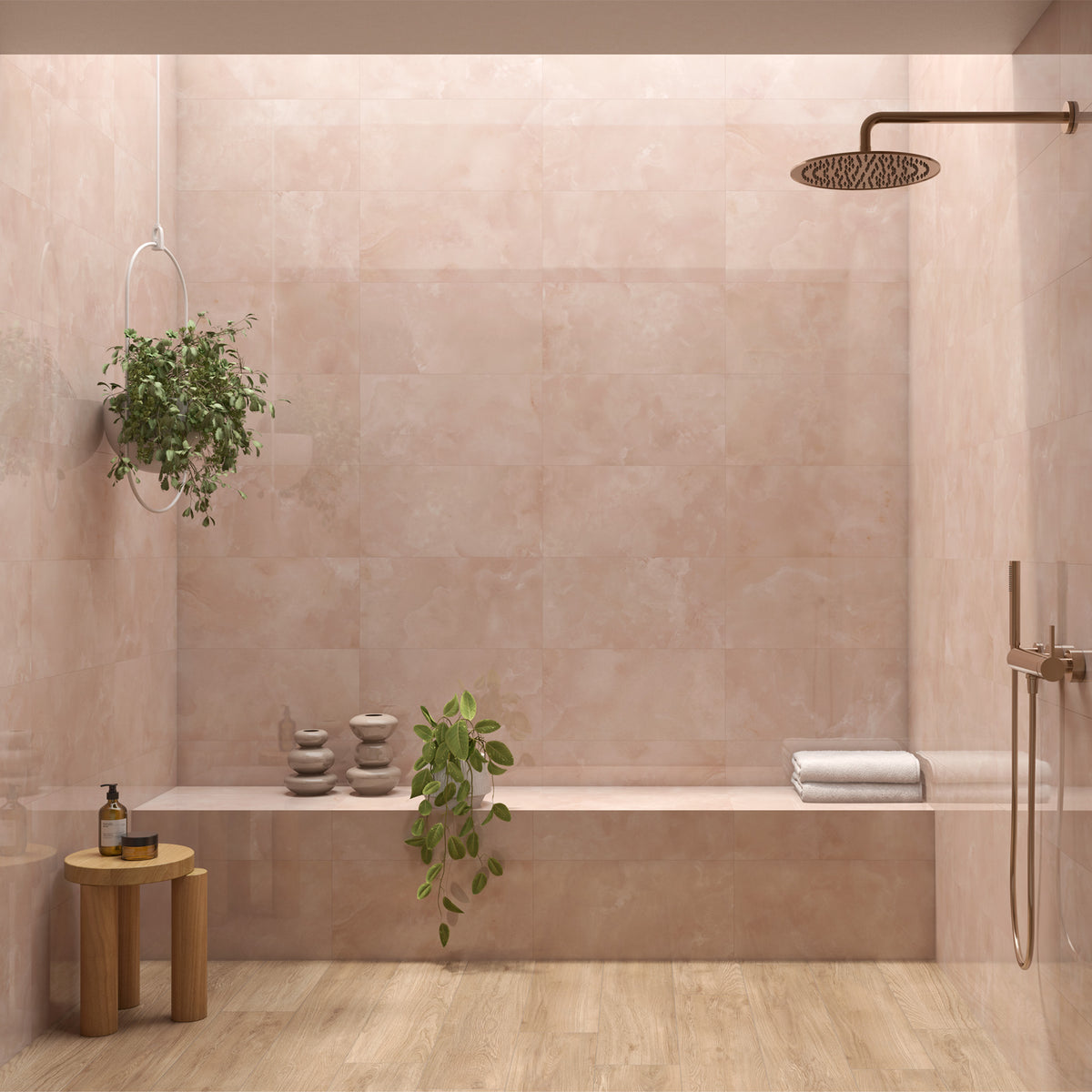 Aura Rose Gloss Tile