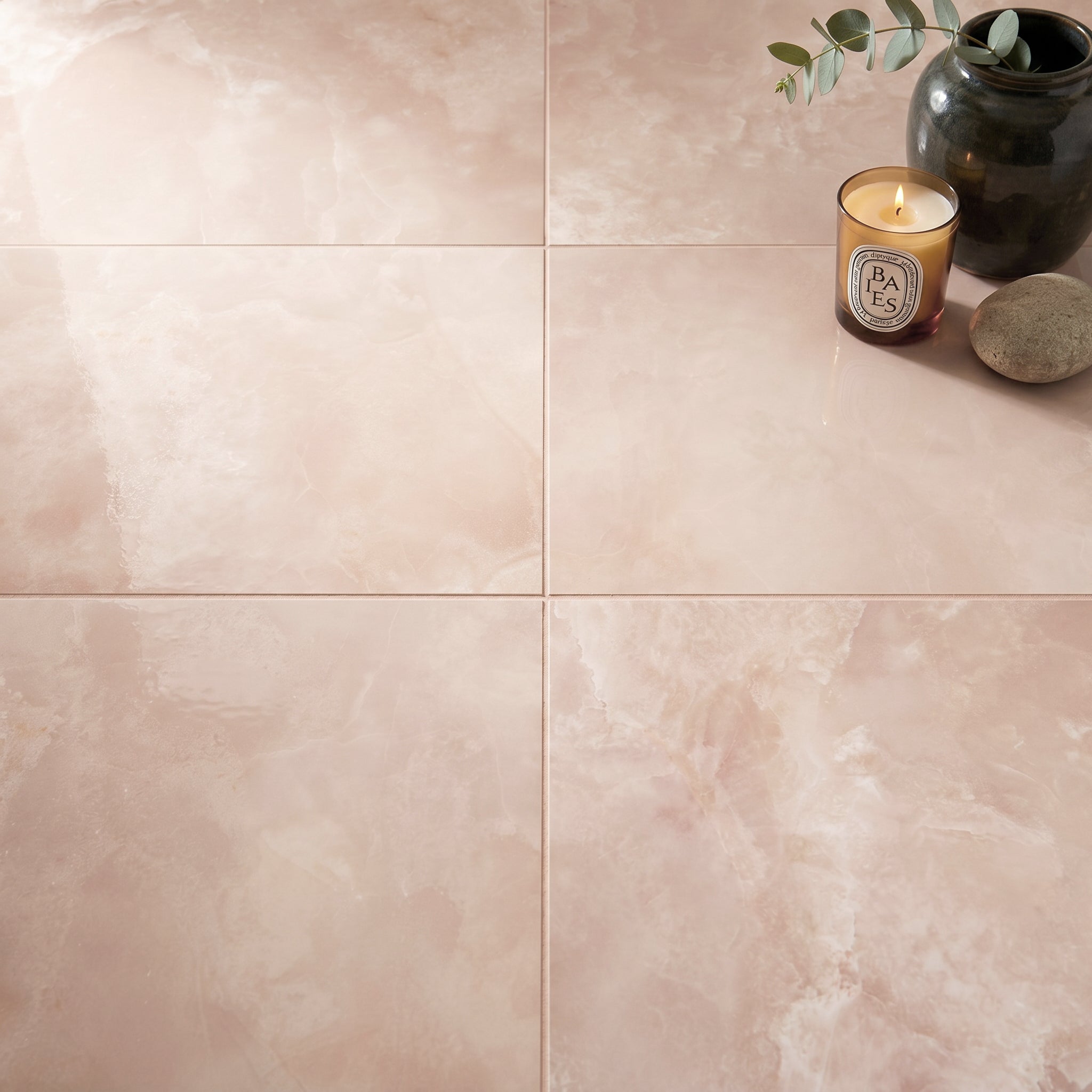 Aura Rose Gloss Tile