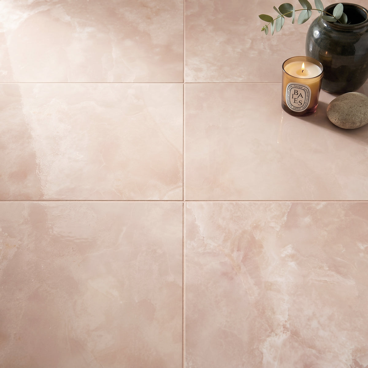 Aura Rose Gloss Tile