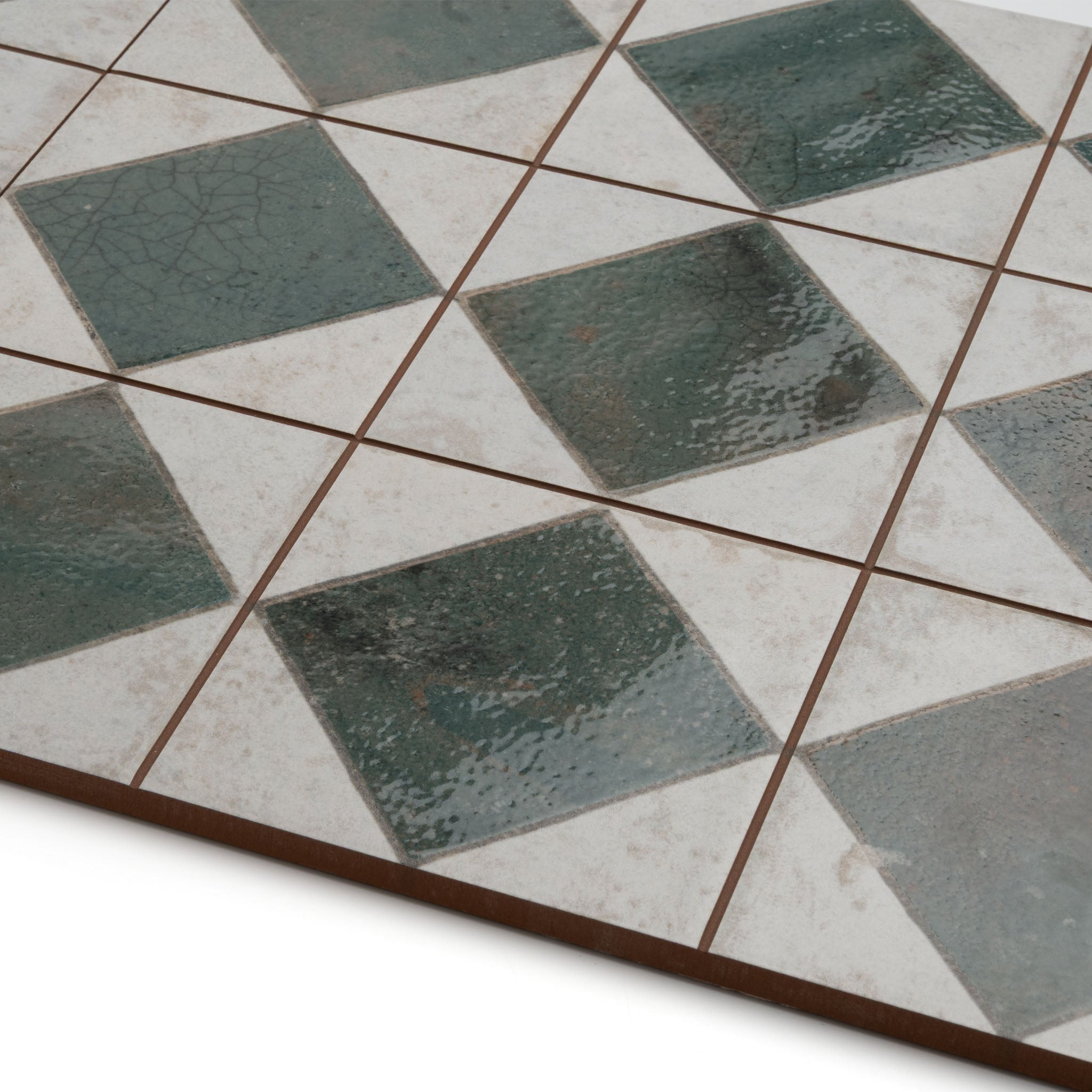 Auberge Green Patterned Tile